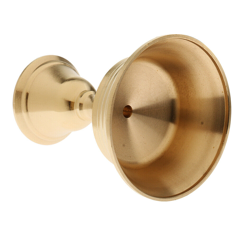 Pack of 2, Thickened Copper Ghee Lamp Candle Holder Buddhism Brass Butter Oil