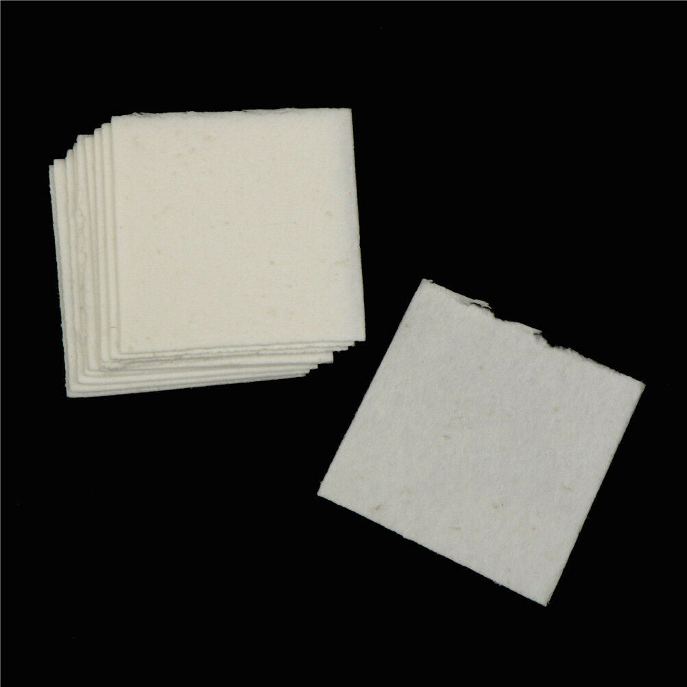 10 Sheets Ceramic Fiber Square Microwave Kiln Glass Fusing Paper 70x70.l8