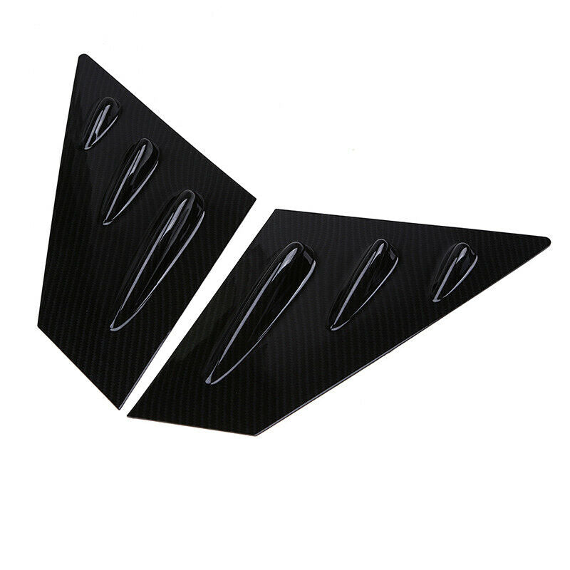 For Subaru WRX STi 2015-2020 Carbon Fiber Rear Window Louvers Shutter Cover Trim