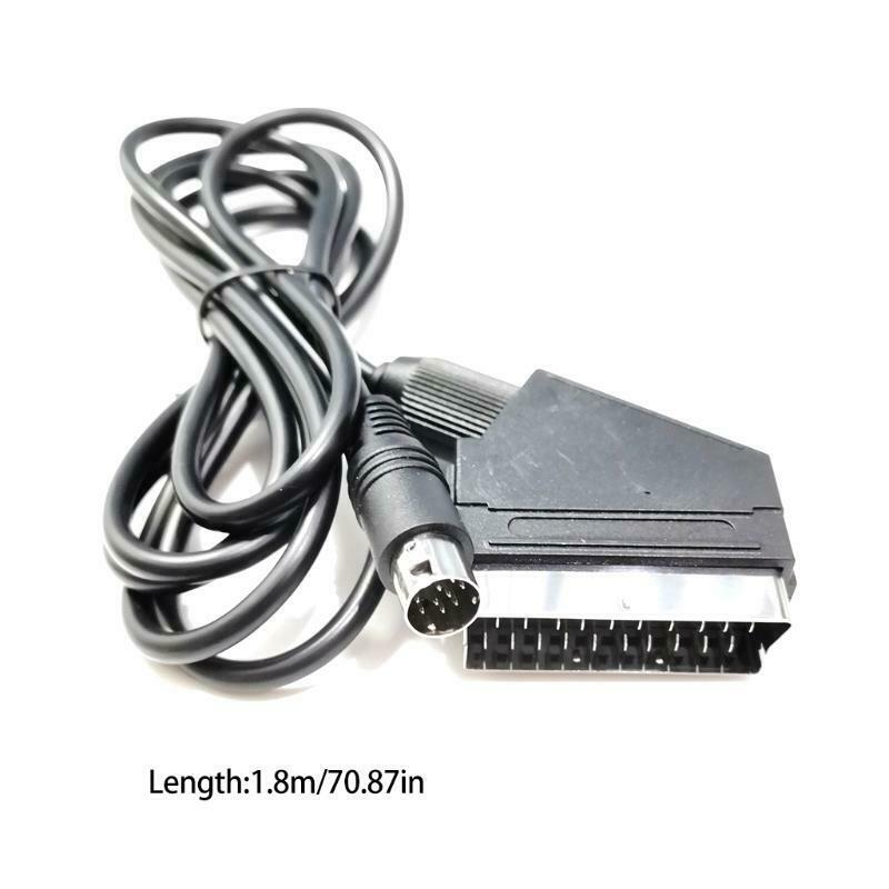 1.8m RGB Scart Lead cable For Sega -Mega Drive 2 -Genesis MD2 RGB AV Scar
