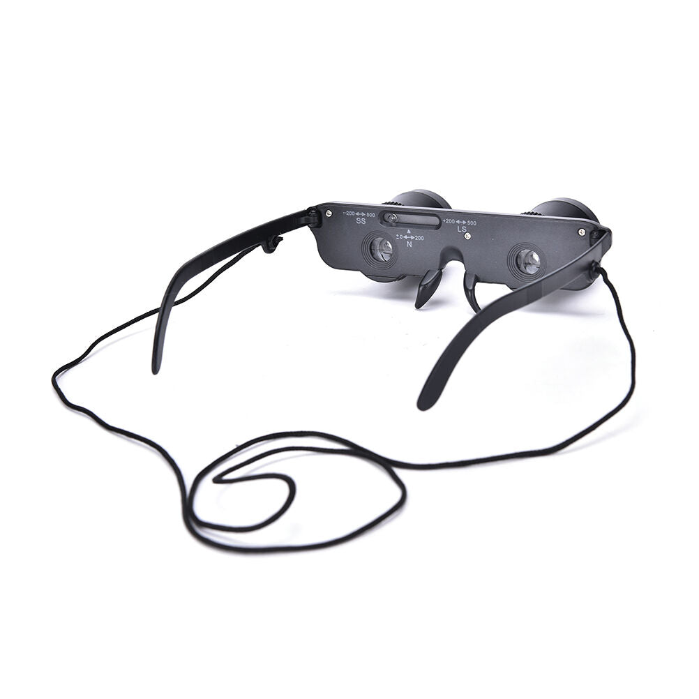 3x28 Magnifier Glasses Style Outdoor Fishing Optics Binoculars Telescope  JRADD