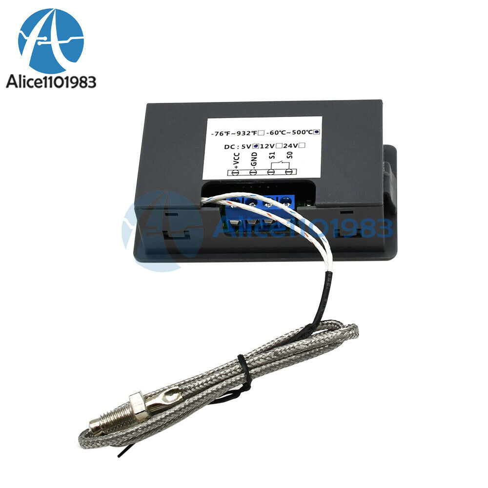 DC 5V Digital Temperature Controller K-Type Thermocouple Sensor Thermostat