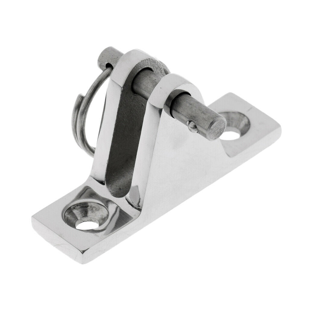 Bimini Top Deck Hinge w/ Quick Release Pin 90 Deg Marine 316 Stainless Steel
