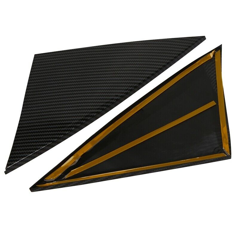 2Pcs Carbon Fiber ABS Triangular Window Decoration Car Styling for Tesla ModelY8