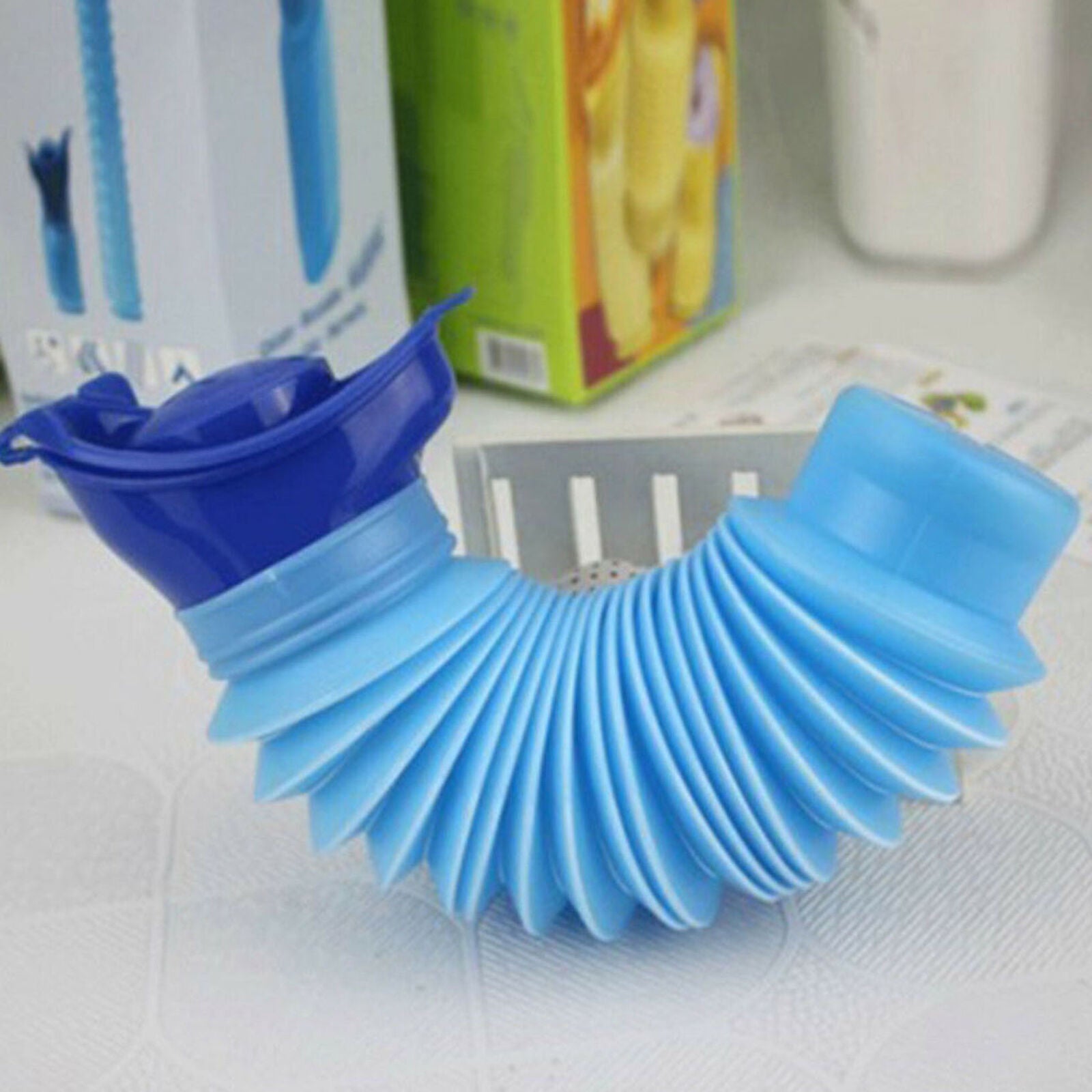 Male Urinal Bottle & Lid 750ml Portable Toilet Car/Camping/Travel Urine Pot