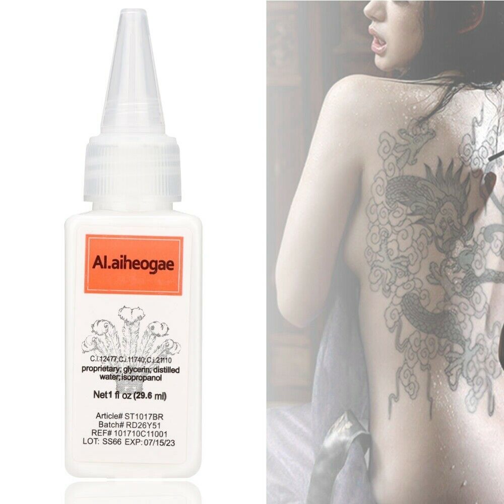 new29.6ml Import Pure Tattoo Inks Microblading Long Lasting Tattoo Pigment Ink