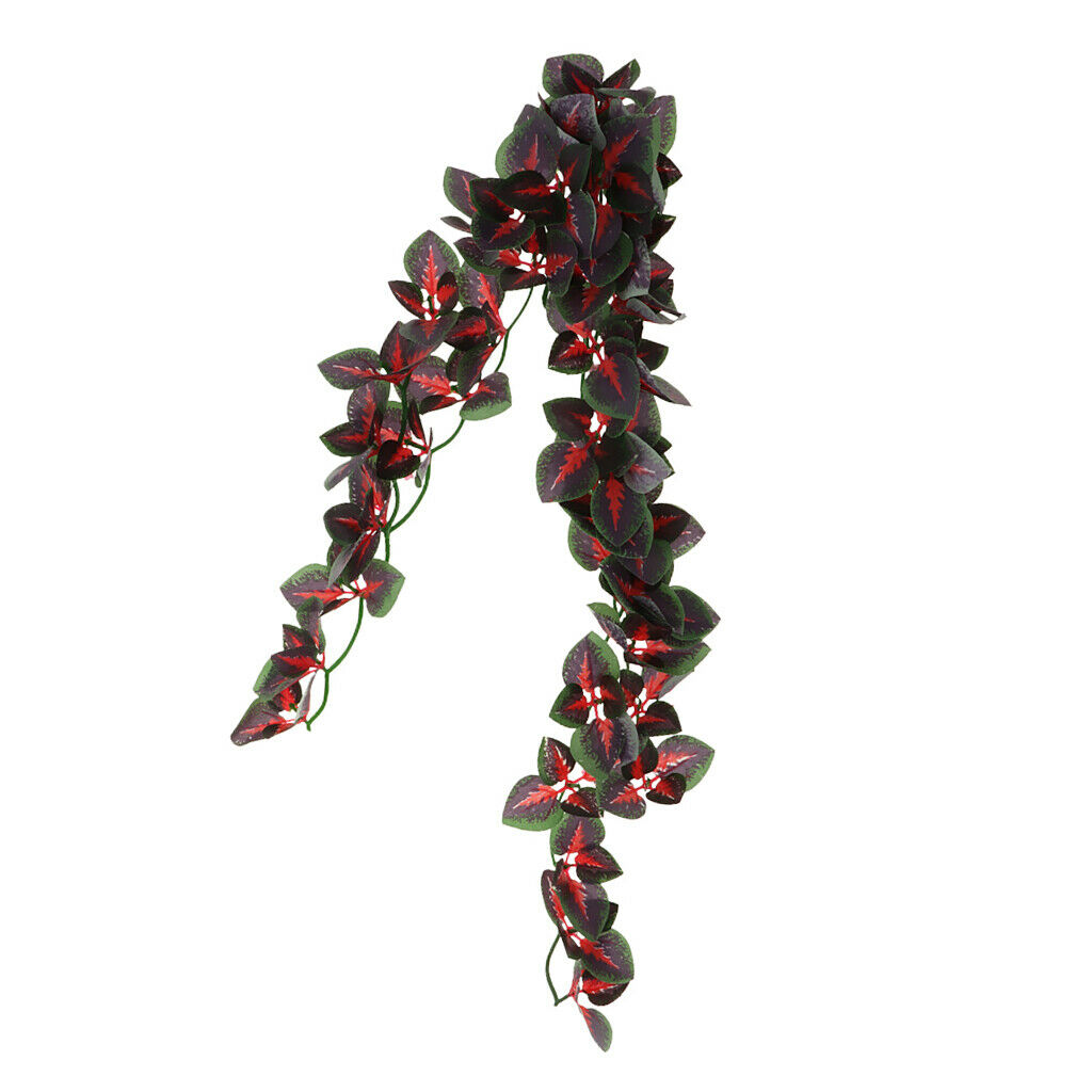 3x Artificial Reptiles Vine Jungle Climber Vine Reptile Terrarium Cage Ornament