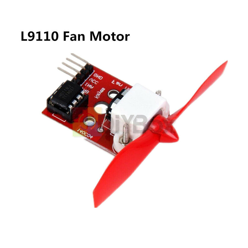 Fit For Arduino DIY 5V L9110 Fan Motor Module Fan Propeller Firefighting Robot