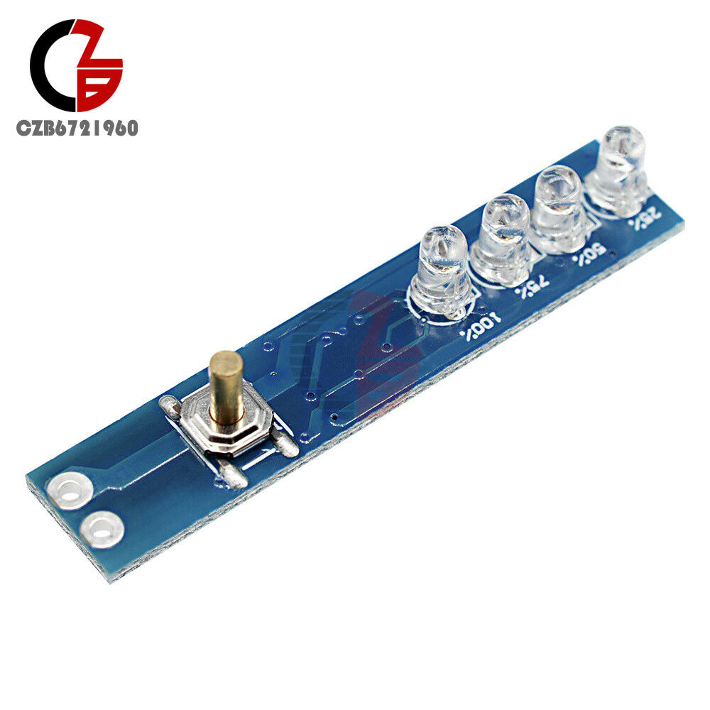1S Lithium Battery Capacity Indicator Module LED Display Board Power Level Panel