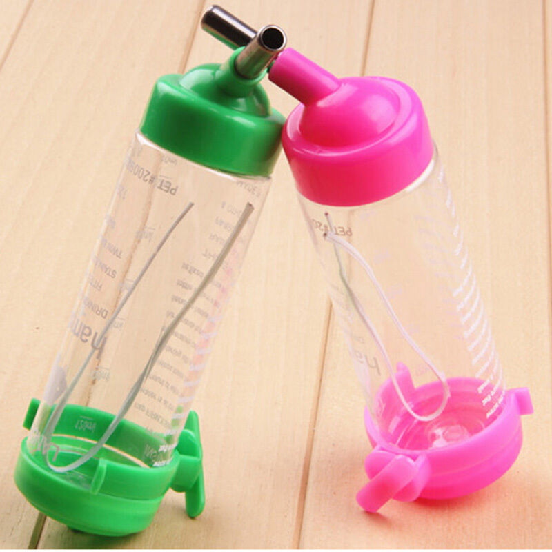 wHmster Cute Water Bottle Holder Dispenser With Base Hut Small Animal Nest wHSJ
