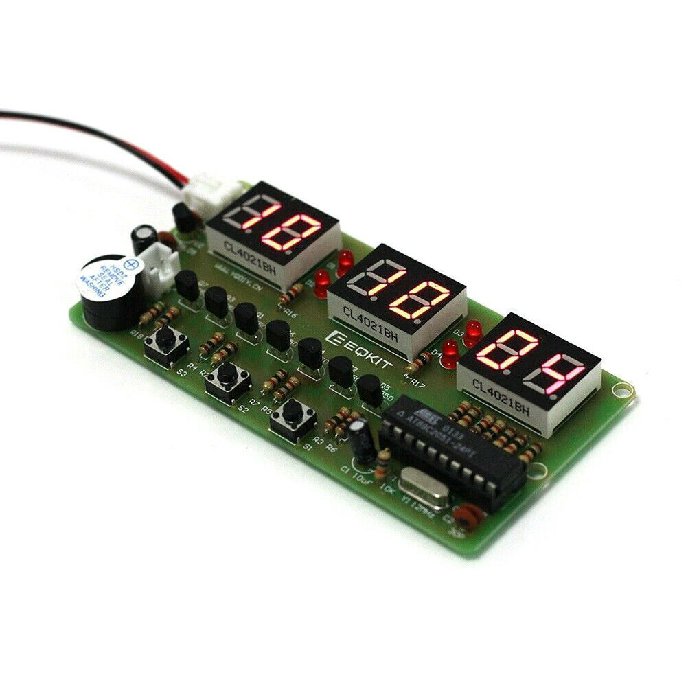 C51 Digital DIY Electronic Clock DIY Kit 6 Bits Electronic Components RABD
