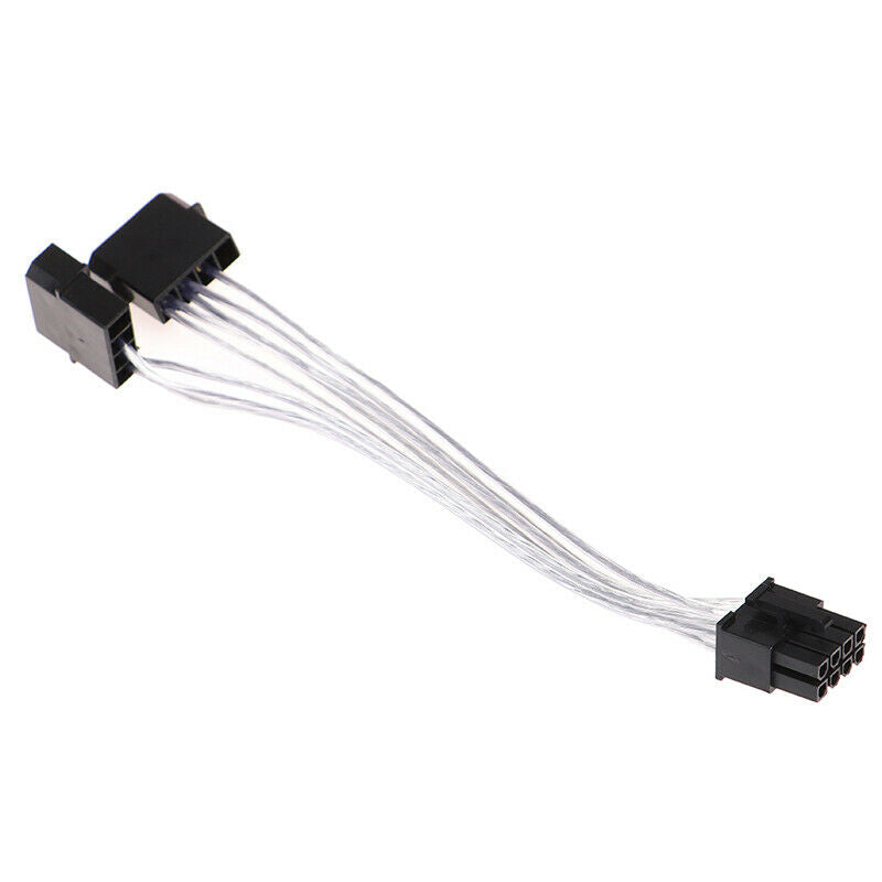 4pin Molex IDE Male to 8 Pin Female PCI-E Y Molex IDE Power copper Cable .l8