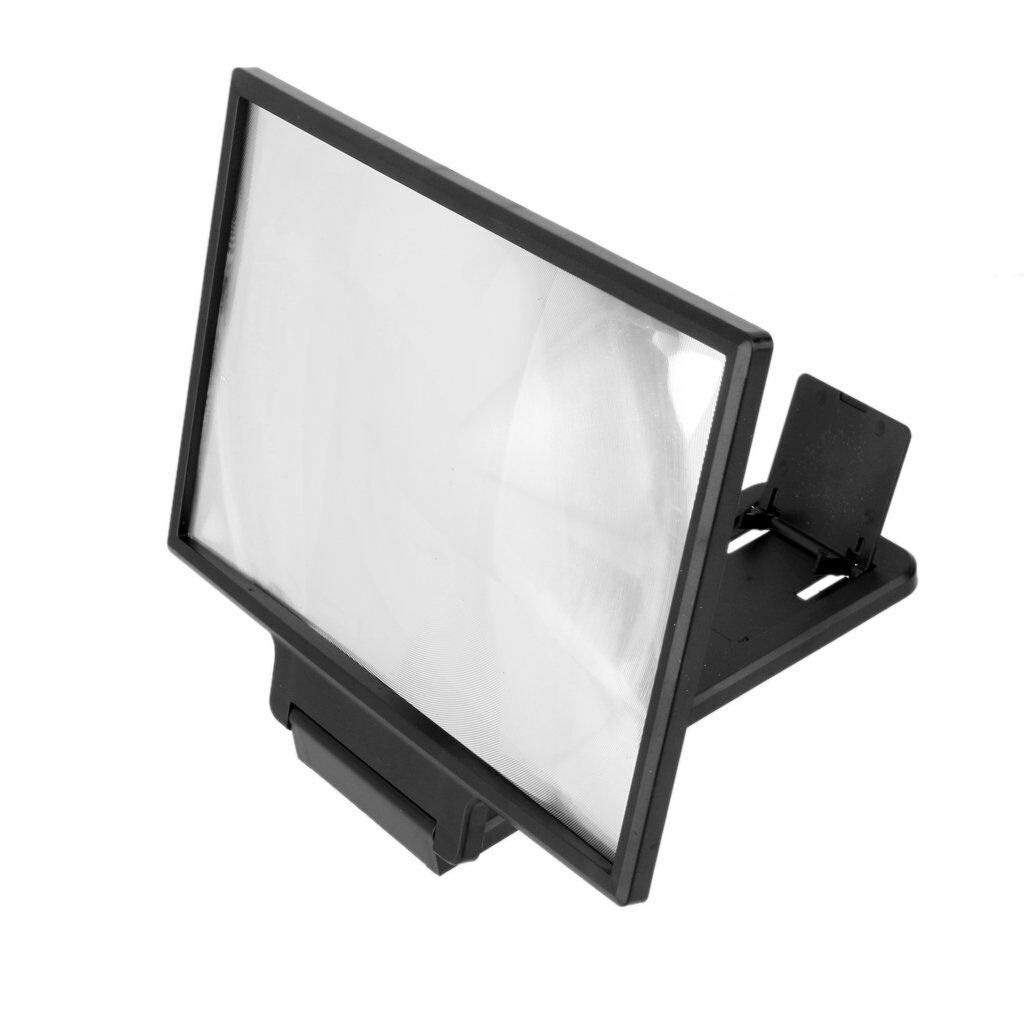Holder Magnifier Screen Smartphone Projector Without Glass Ideal Child - Black -