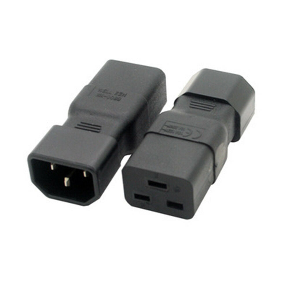 IEC320 Male C19 to Female C14 Power Adapter Mains Extension Connect C .l8