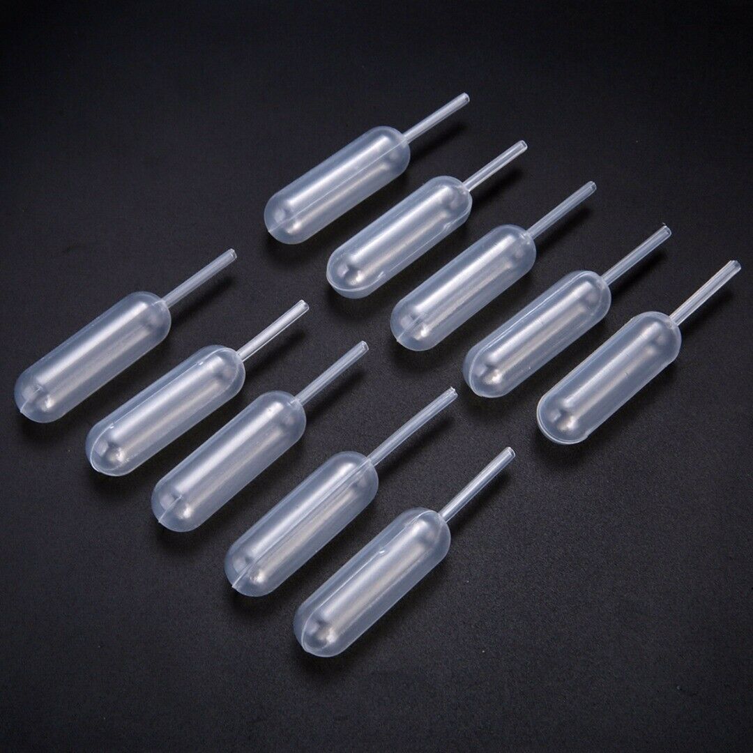 100pcs 4ml Plastic Squeeze Transfer Pipettes Dropper For Cup Cakes Strawberries