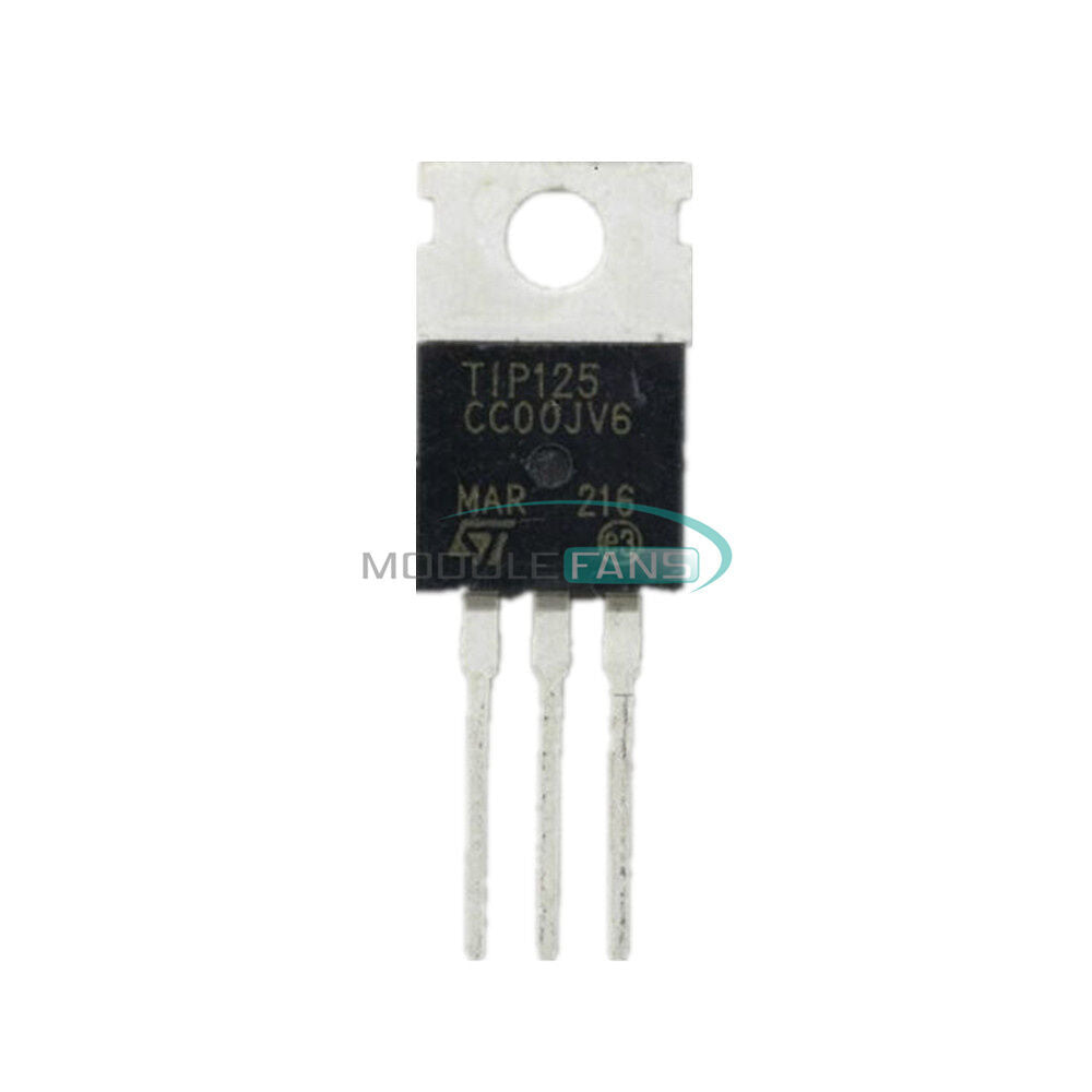 10PCS TIP125 Transistor PNP 60V 5A darlington TRTIP125