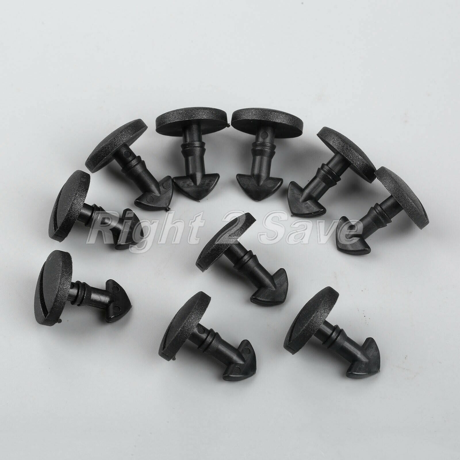 Car 10x Rear Bumper Tow Cover Clips Screws Eye Trim Retainer Fit For RANGE ROVER