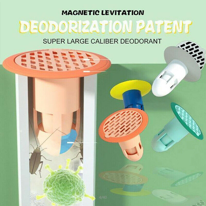 Bathroom Floor Drain Cover Deodorizer Drain Hair Catcher Stopper Sink Strai KX