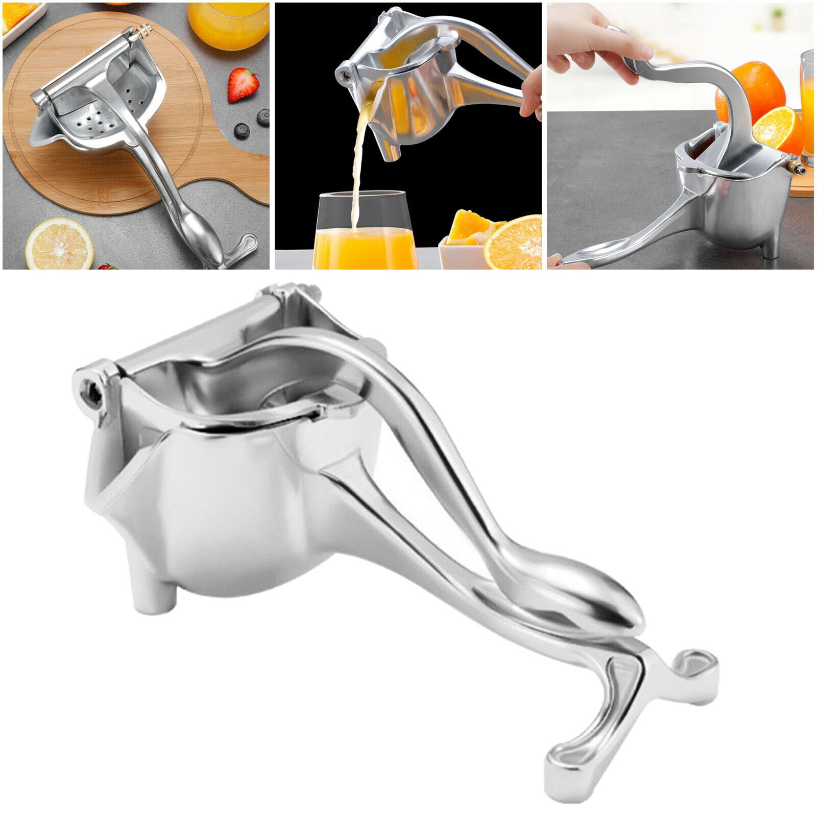 Citrus Hand Press Manual Fruit Juicer Detachable Sugarcane Lemon Squeezer