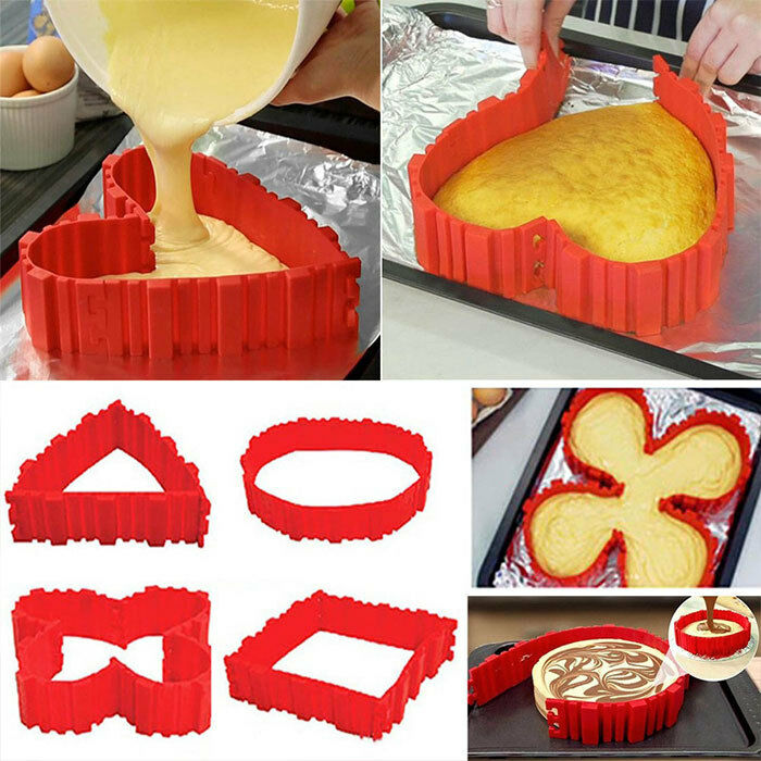 Batch 8pcs Magic Mould Cake Modular for Shape Heart and Others Cake New