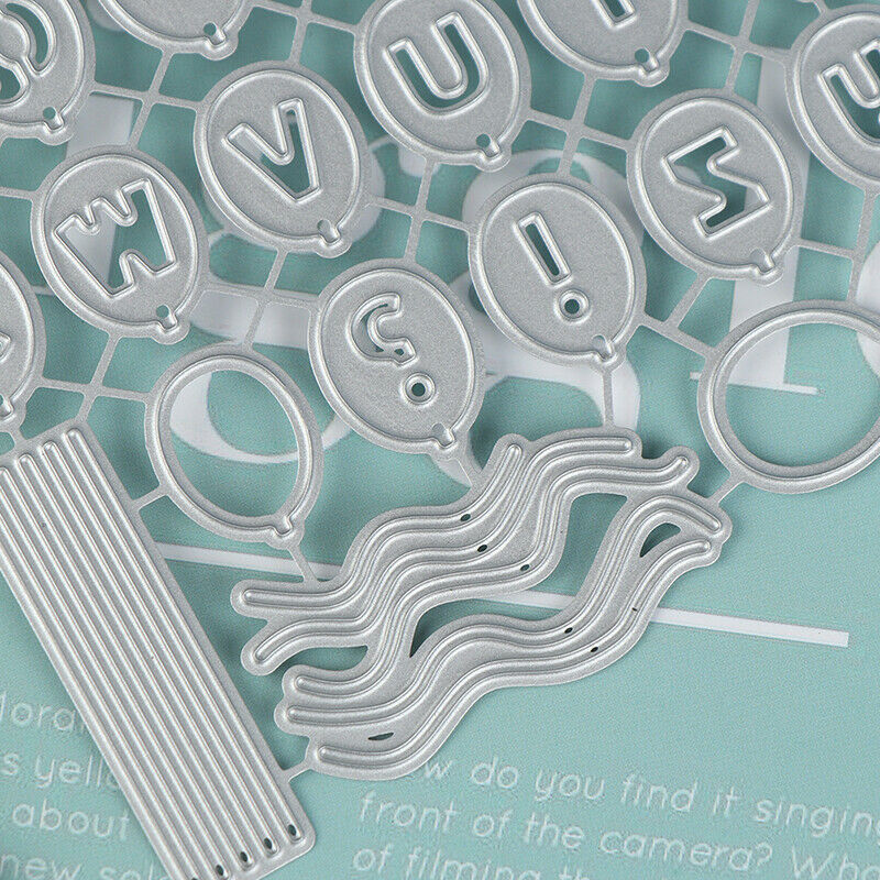 metal cutting dies mold Balloon letter Scrapbook paper craft mould bYU FT