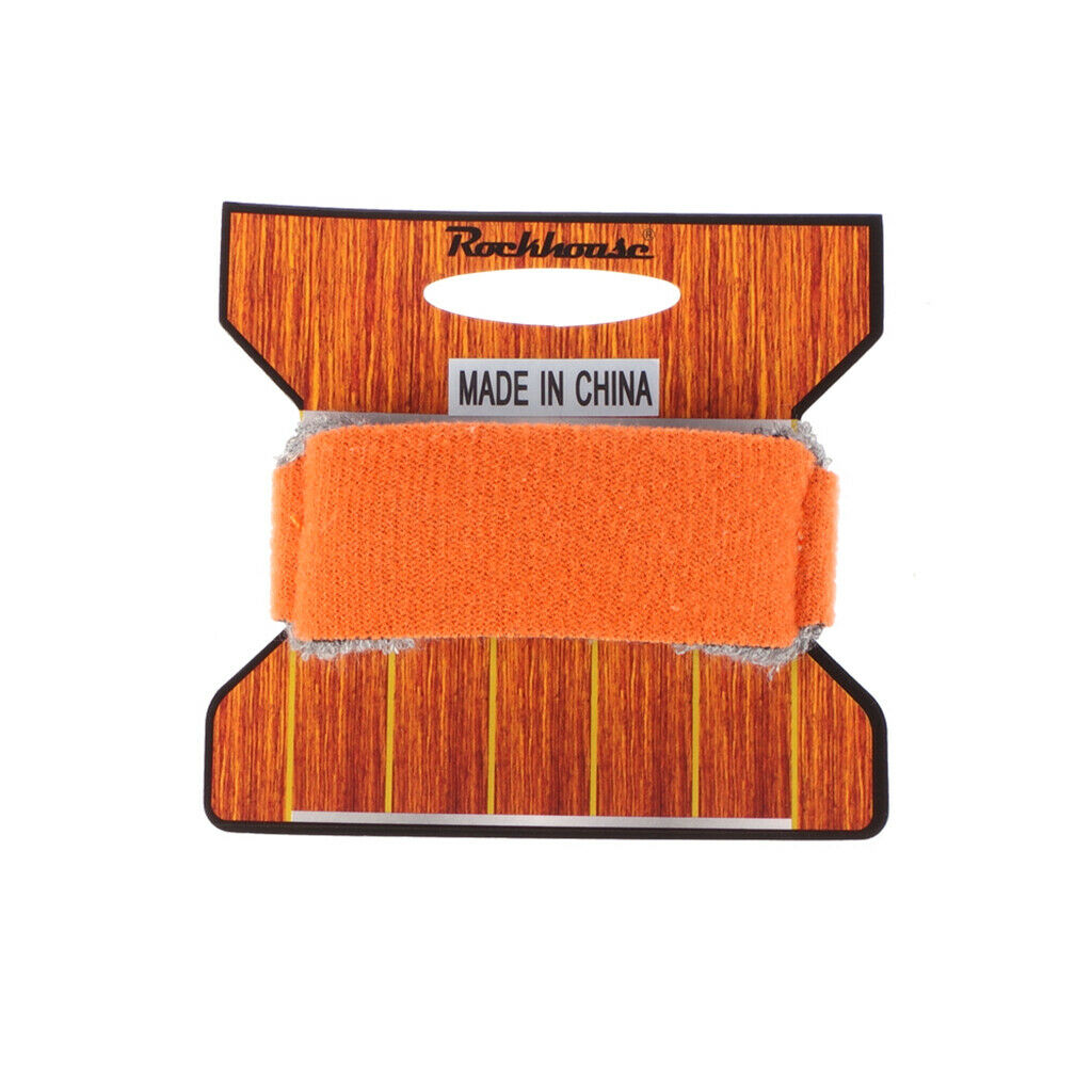 Electric Guitar String Muter Adjustable Dampener Guitar Bass Parts Orange