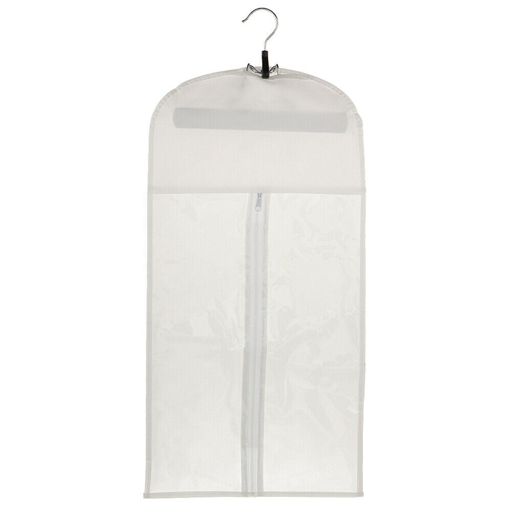 White Hair Extensions Storage Carrier Bag Holder Protector Pouch With Hanger for