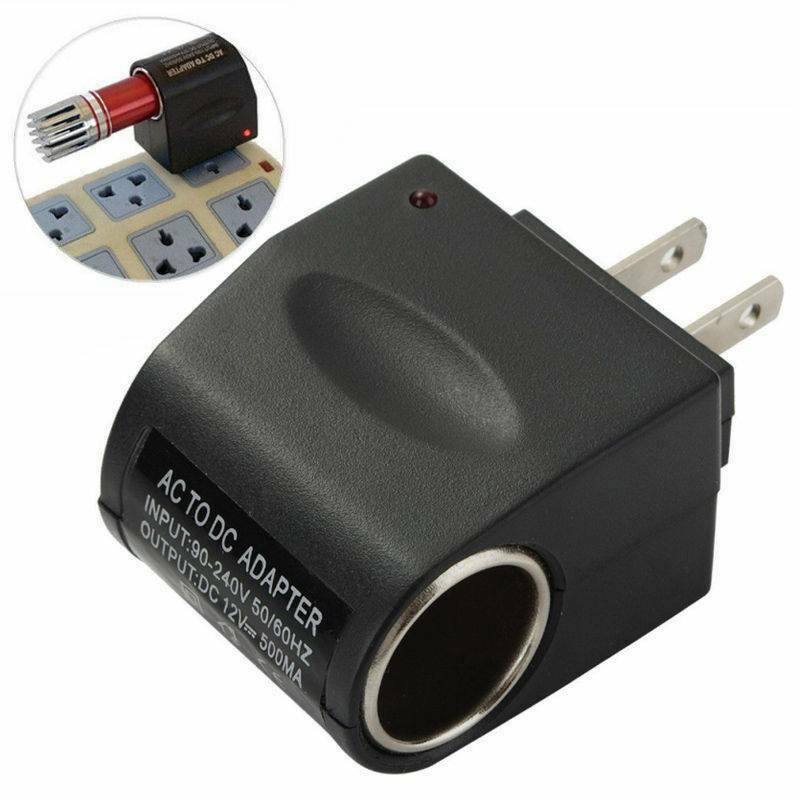 Car Auto Cigarette Lighter Adapter Converter Wall 110V~220V AC Power to 12V DC ~