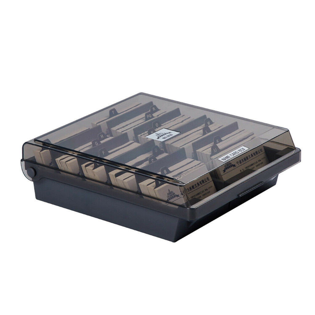 Business Card Holder ID Card Organizer 8 Divider Up to 1000 Standard cards