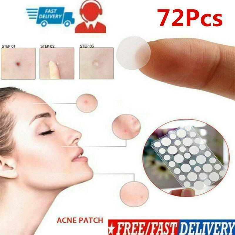 72PCS DERMOPATCHY ACNE SKIN TAGS PIMPLE REMOVER PATCH REMOVAL FACIAL CARE SPOT !
