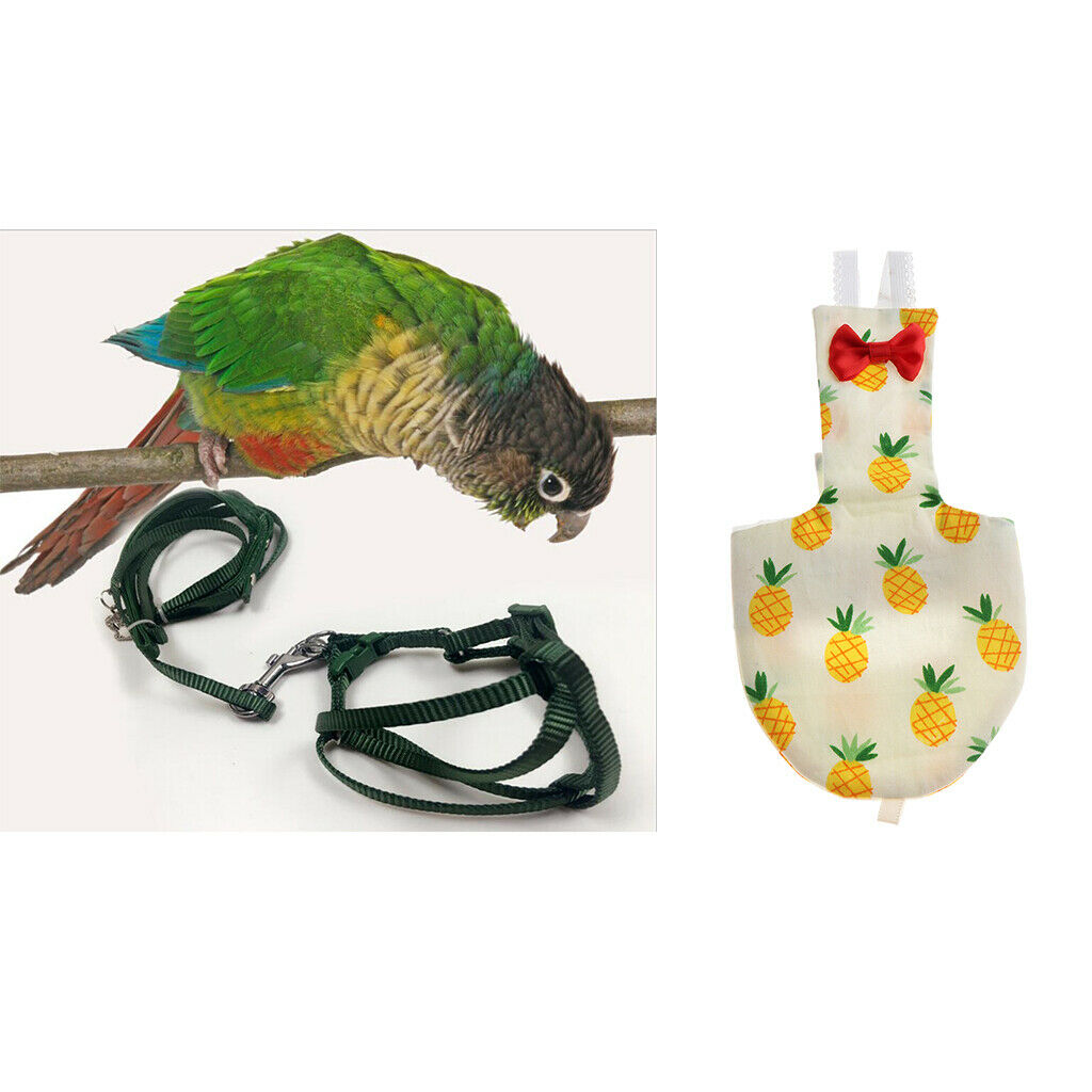 Lightweight Parrot Bird Leash Rope Comfortable Birds Bird Pocket Nappy Easy to