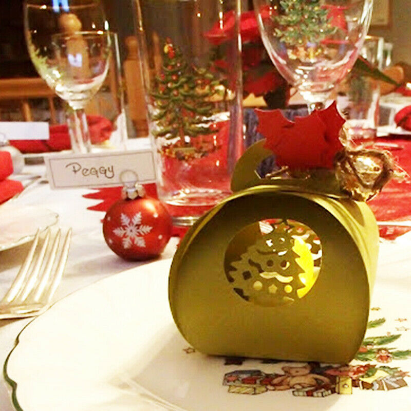 Cut Die 6Pcs Christmas Circle Scrapbook Paper Craft Blade Punch Stencils .l8