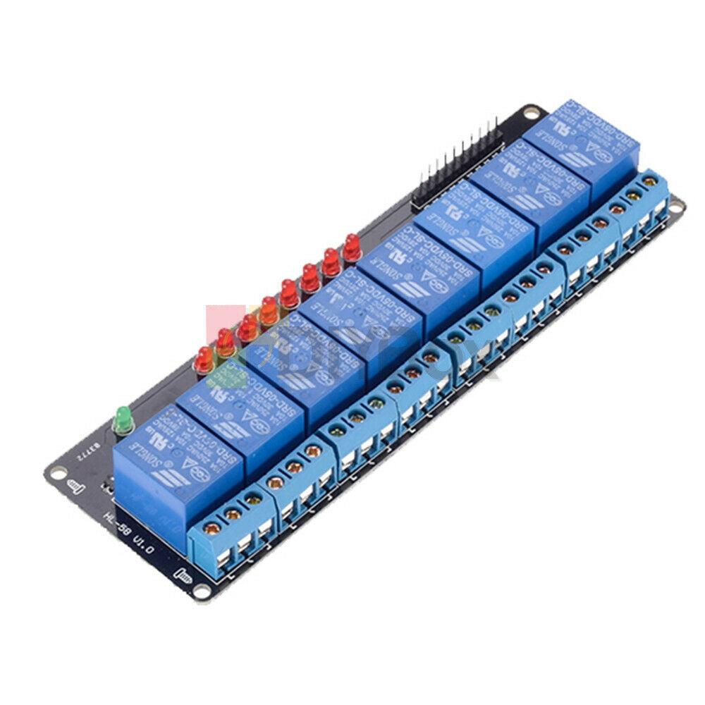 8 Channel 5V Relay Module Shield for Arduino Uno Meage 2560 1280 ARM PIC AVR DSP