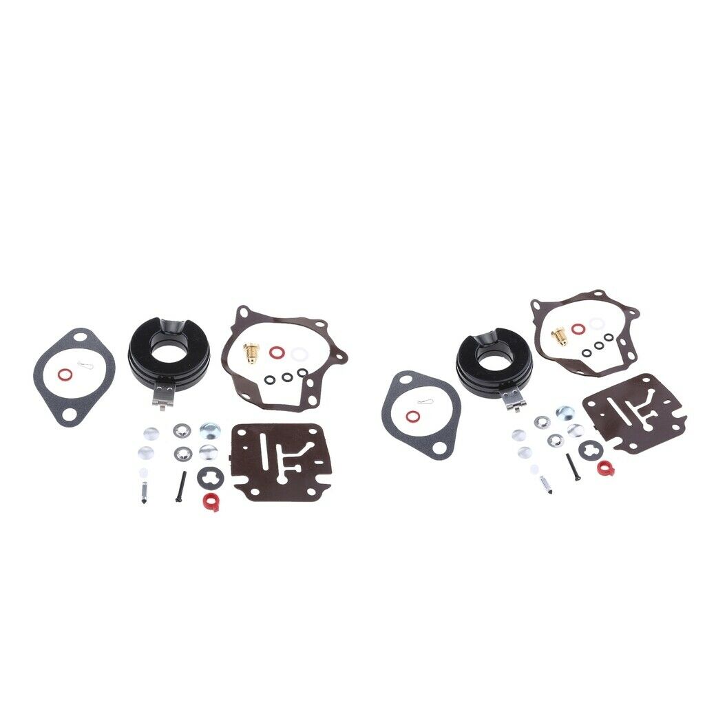 2Set Carburetor Rebuild Kit for Johnson Evinrude 50HP OutboardMotor