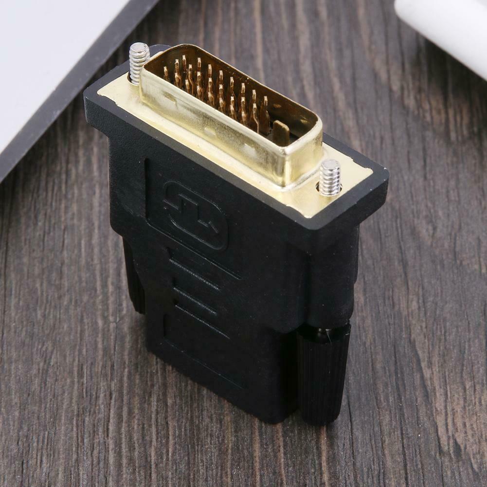 HDMI-compatible Female to DVI 24+1Pin Male Converter Adapter Cable Connecto @