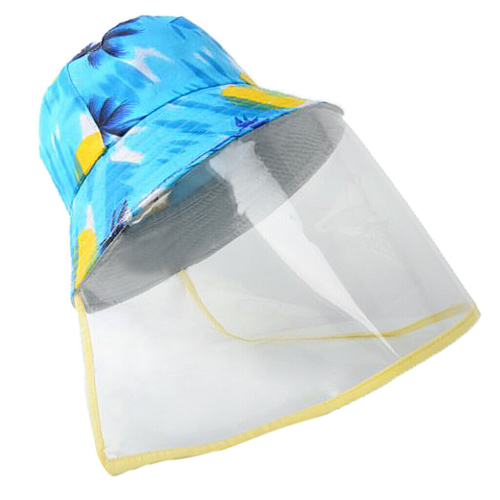 Cotton Bucket Hat Windproof Boonie Hat Outdoor Camping Golf Cap 22.8'' Blue