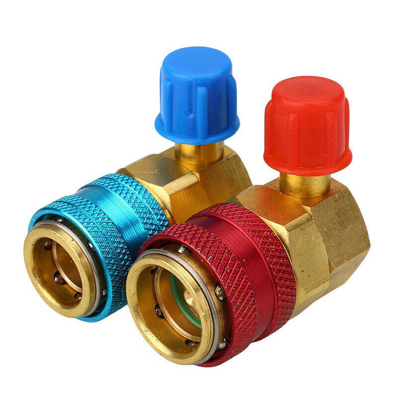 Car R134a Air  Quick Connector A/C Manifold Gauge Hi/Lo Coupler Adapter