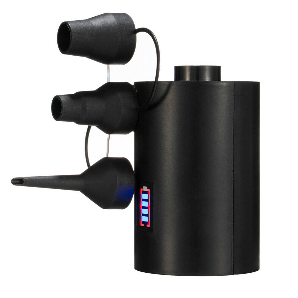 Electric Air Pump 4000mAh Rechargeable Air Compressor for Mattress Boat Pool  @