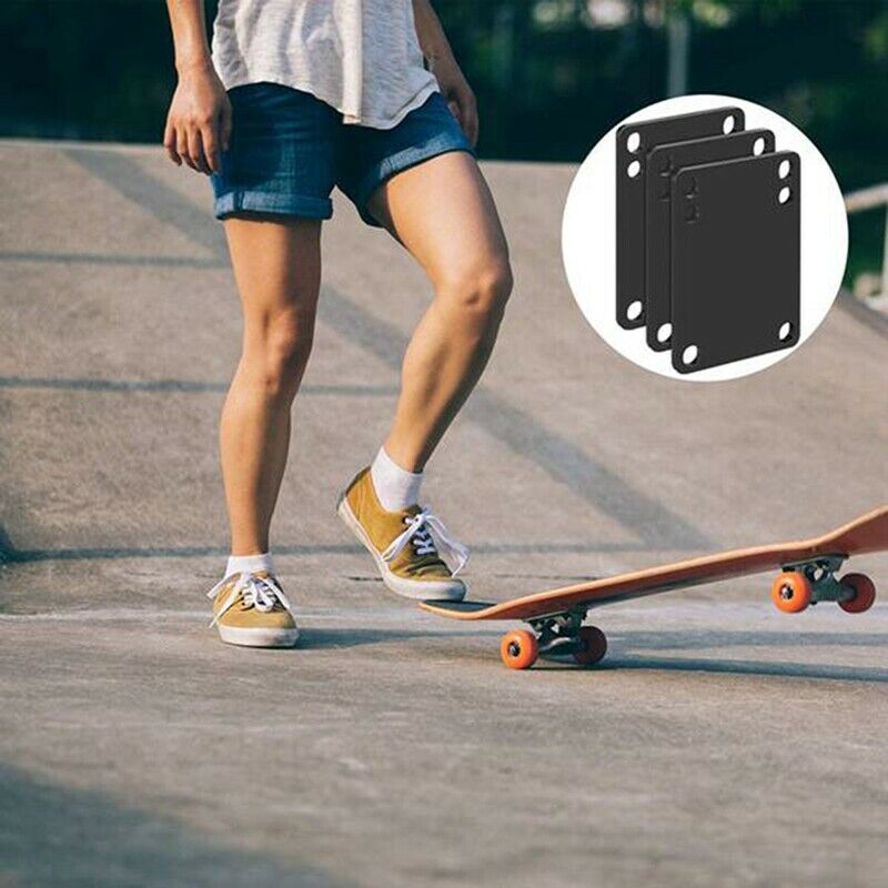30 Pcs 3 mm Skateboard Riser Shock Pads Longboard Rise Pads Skateboard ShockU2W8