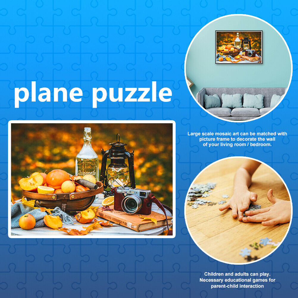 1000pcs DIY Fruit Camera Puzzle Educational Learning Assembling Jigsaw Toys @