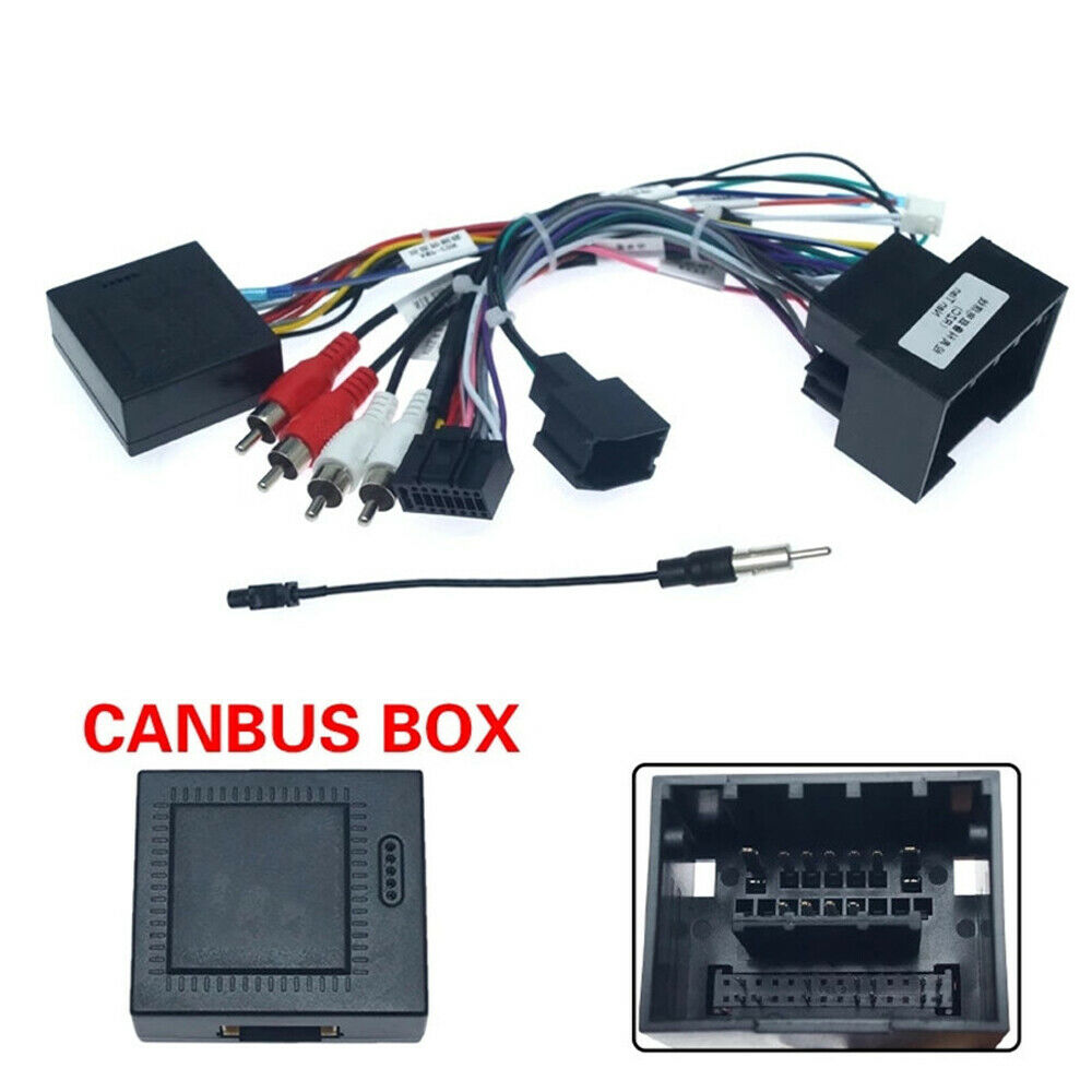 16Pin Car Radio Wire Harness w/ Canbus Box For Chevrolet Trax Cruze Buick Regal