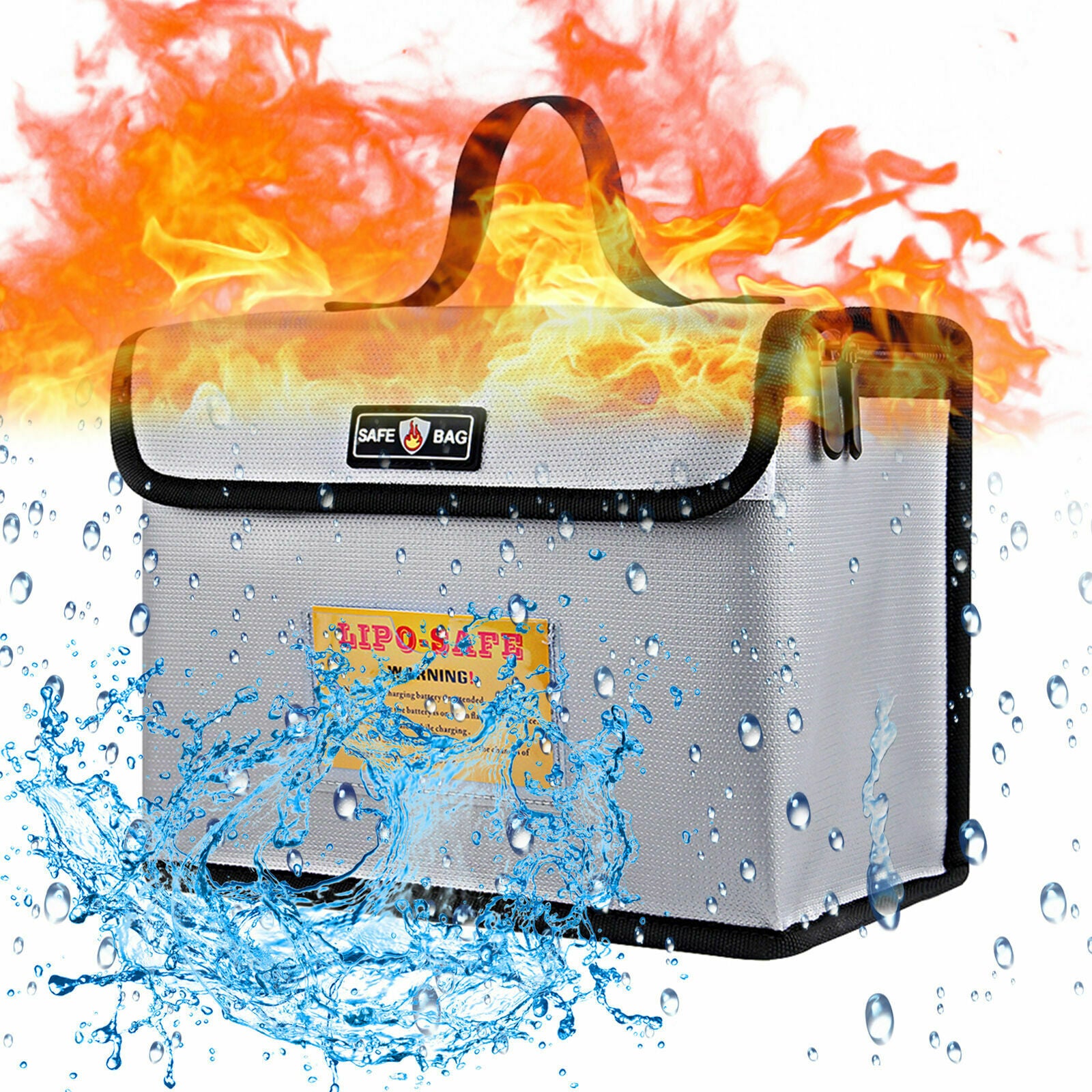 Lipo Safe Bag Waterproof Fireproof Storage Case for Li-po Battery Safety Guard