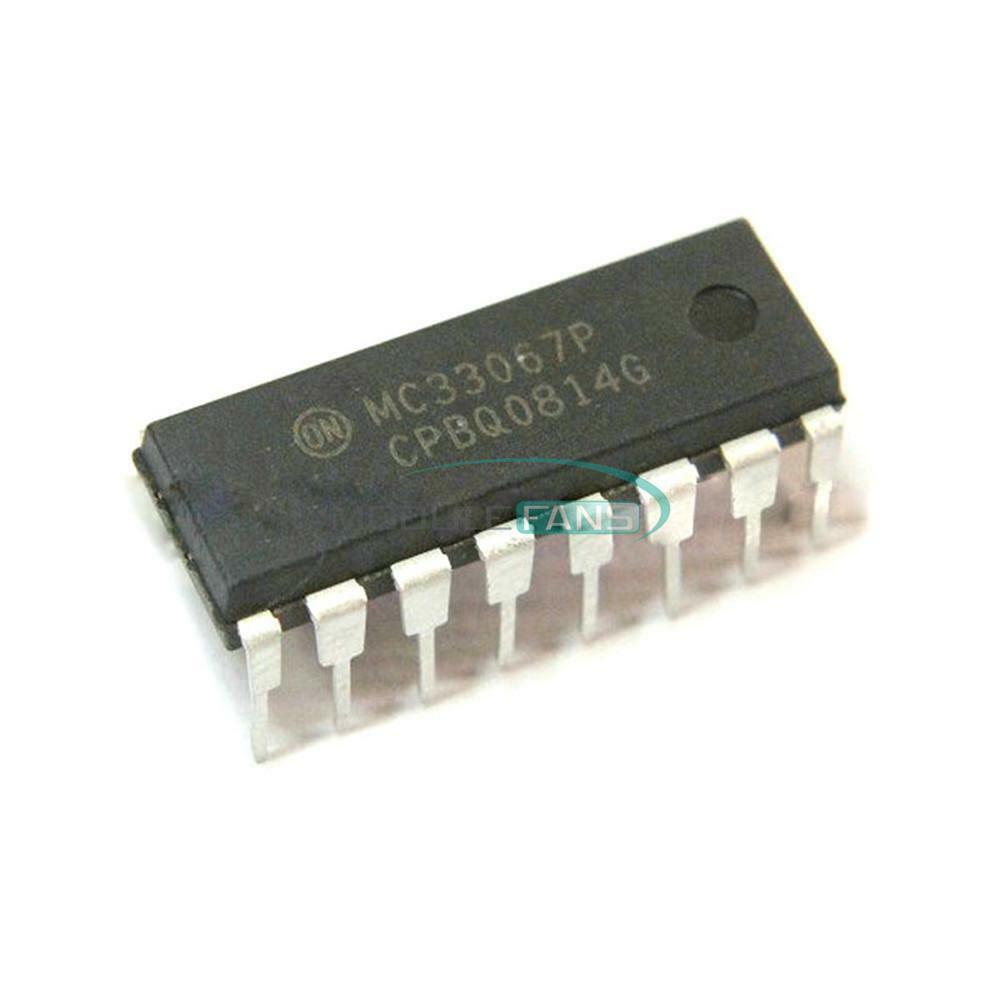10PCS IC Chip DIP16 MC33067P MC33067 ON Semi Resonant Controller