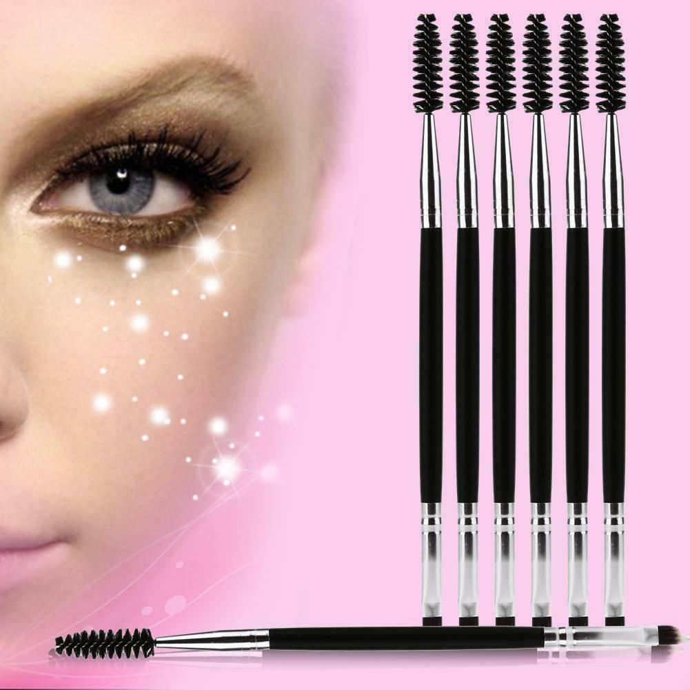Beauty Makeup Tool Eyebrow Brush Wand Brow Angled Eyelash Double-Ended Brushes