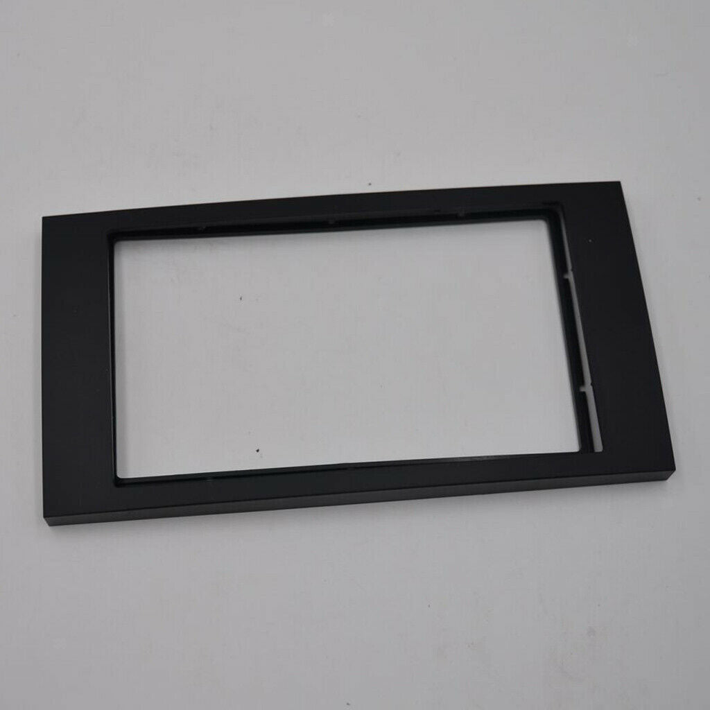 2 Din Car Stereo Panel Trim Black Frame Kit For