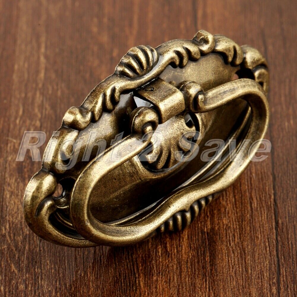 Retro Cabinet Drawer Knob Ring Home Furniture Bookcase Wardrobe Door Pull Handle