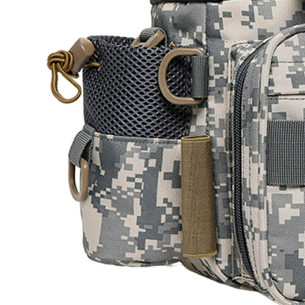 Fishing Tackle Bag Shoulder Storage Bag Organizer for Fishing Outdoor Hiking