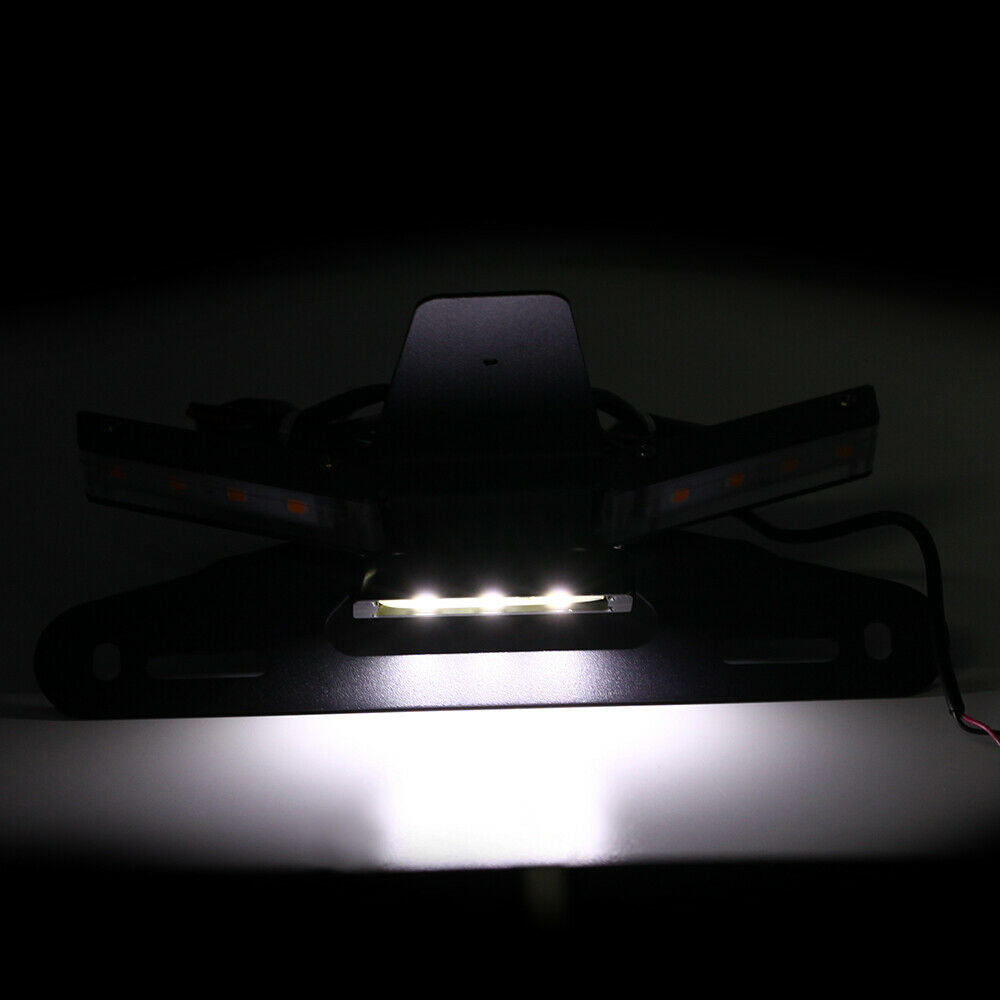 Tail Tidy License Plate Holder LED Turn Signals For DUCATI Panigale V4 2018-2021