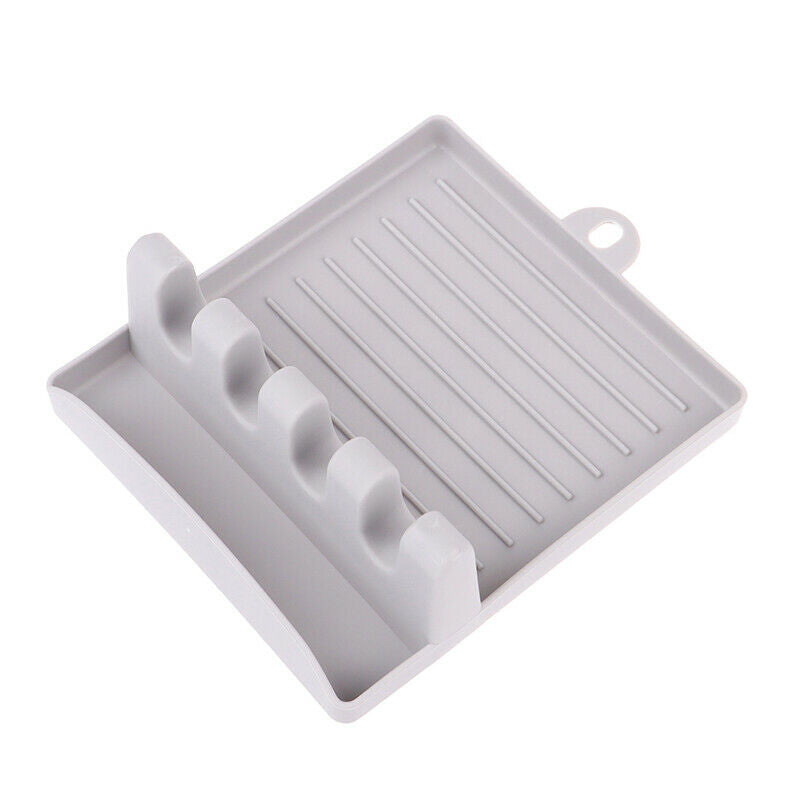 1PC Multifunctional non-slip plastic shelf kitchen spoon pad spatula she.l8