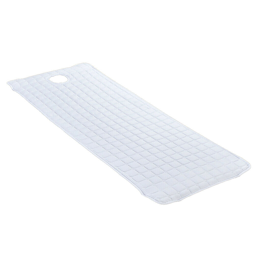 2pcs Anti-slip Massage Table Mattress Cosmetic Bed Sheet Pad 185x70cm White